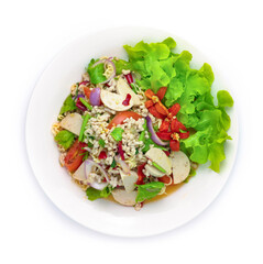 Spicy Salad Instant Noodles  with Vietnamese Pork