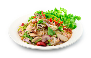 Spicy Salad Vermicelli Noodles Mixed