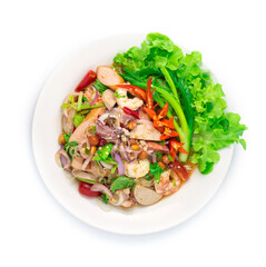 Spicy Salad Vermicelli Noodles Mixed