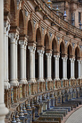 Fototapeta premium Plaza de Espana in Seville, Spain