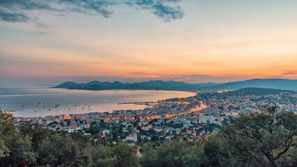 The city of Cannes in France - obrazy, fototapety, plakaty