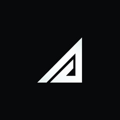 Abstract letter A logo