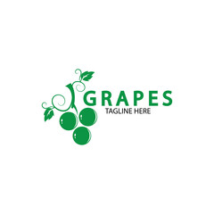 Grapes vector icon illustration design