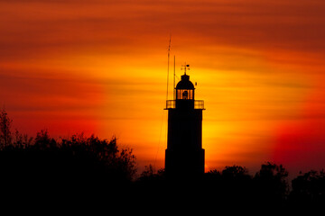 Mnarani lighthouse in Nungwi, Zanzibar.