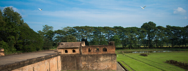 Talatal Ghar, Talatal Ghar is located in Rangpur, Sivasagar, Assam. Grandest examples of Tai Ahom architecture
