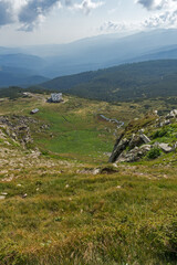 Obraz premium Landscape of Rila Mountan near The Seven Rila Lakes, Bulgaria