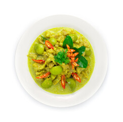 Green Curry with Pork in Coconut milk sweet