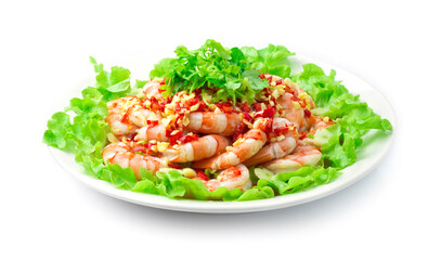 Shrimp Spicy Salad Thai Food Spicy Style