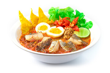 Vermicelli Rice Noodles with  Asian Seabass