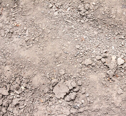 the texture of the earth, pure land, flower pot with soil. background with pot