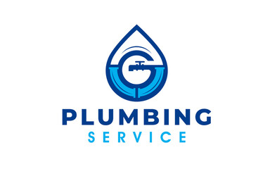 Creative of a plumbing and maintenance service logo