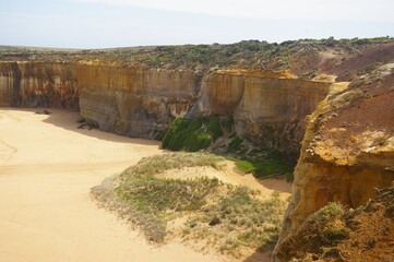 Beach at London Arch, Great Ocean Road, Peterborough, Victoria, Australia.