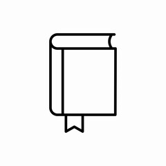 Outline book icon.Book vector illustration. Symbol for web and mobile