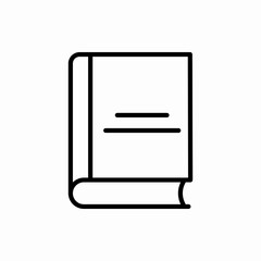 Outline book icon.Book vector illustration. Symbol for web and mobile