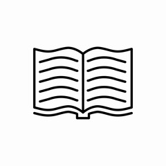 Outline book icon.Book vector illustration. Symbol for web and mobile