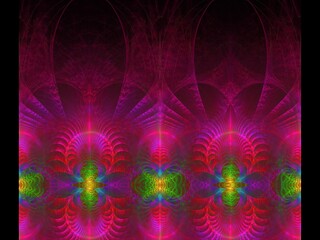 Imaginatory fractal background Image