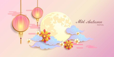 Mid autumn festival / Chinese festival / Vector illustration.