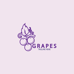 Grapes vector icon illustration design