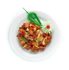Kimchi Stir Fried with Pork Belly Korean Food Style