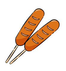 フランクフルト　イラスト　アイコン