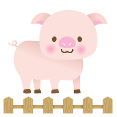 かわいい子豚のイラスト