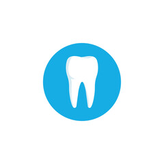 teeth icon dentist flat illustration  sign/symbol. For mobile user interface
