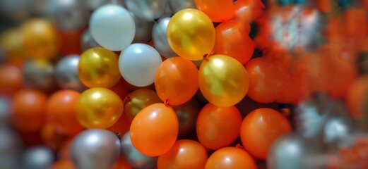 beautiful variety color balloons