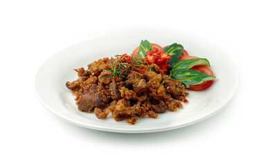 Fried Chicken Crispy stir fried with Red Chili Paste