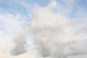 ฺBlue sky and clouds for background.