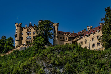 Fototapeta na wymiar Schloss Hohenschwangau in Füssen im Allgäu