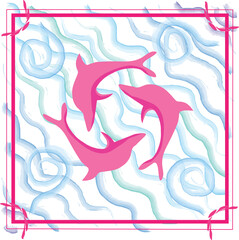  boto rosa
golfinhos