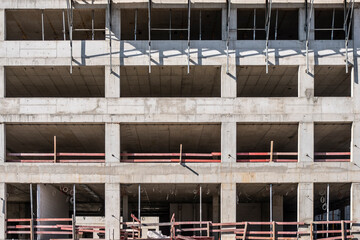 Baustelle eines Wohnhauses