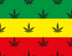 Fototapeta premium design element. rasta seamless color ornament