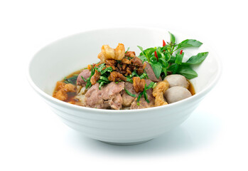Rice Noodles Beef Soup with Beef,Liver, and Beef Ball