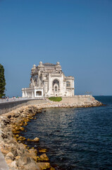 The abandoned seafront building of a former casino, Constanta, Romania