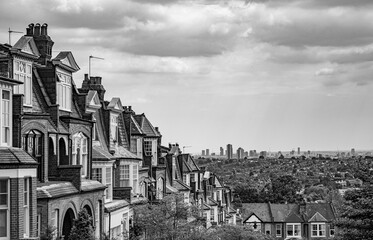 London seen from a hill