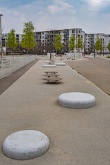 Leerer Spielplatz in M&uuml;nchen