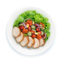 Smoke Chicken Ham Salad mixed
