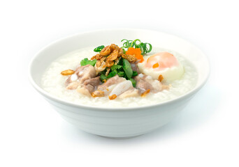 Rice Porridge with Pork Cartilage or Soft Spareribs Pork