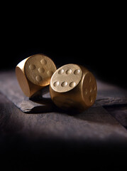 Two Gold Dice