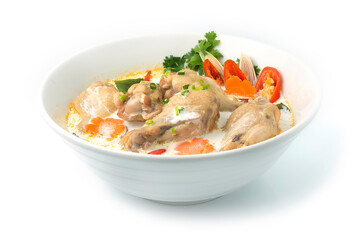 Chicken Coconut Soup (Tom Kha Gai) Thai Food