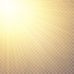 Yellow sparkles, stars