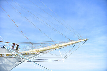 Fototapeta premium stern of the ship on a background of the sea