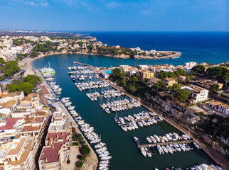 Obraz premium aerial view of porto cristo