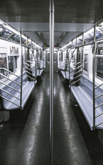 Interior of a train