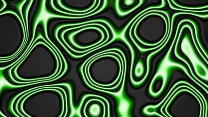 Abstract wave background with green and black color. Abstract 3d background.