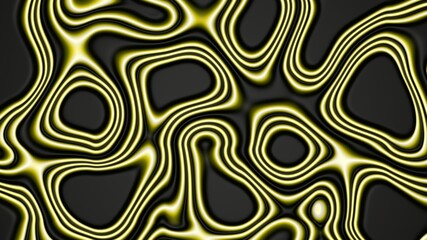 Abstract wave background with yellow and black color. Abstract 3d background.