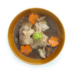 Bone Pork Soup with Shitake Mushrooms and Carrot