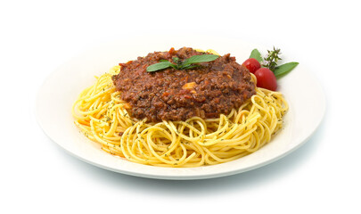 Spaghetti Bolognese Ground Beef Sauce European Food