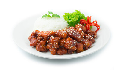 Fried Chicken (Dak Gang Jung) with Original Sauce
